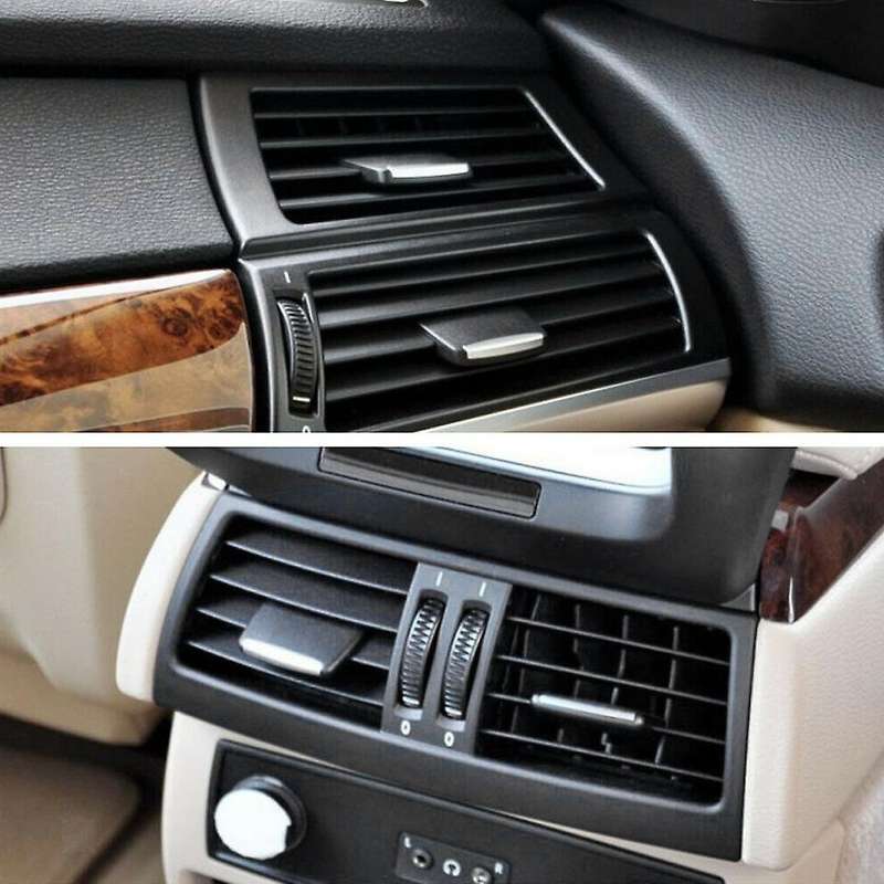 4PCS Air Vent Outlet Tab Clip Front & Rear Row Air Grille Clips for  X5 E70 2006-2012 X6 E71 2008-20