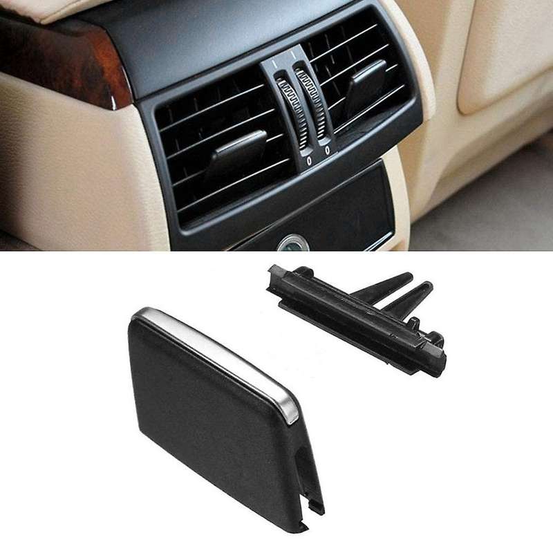 4PCS Air Vent Outlet Tab Clip Front & Rear Row Air Grille Clips for  X5 E70 2006-2012 X6 E71 2008-20