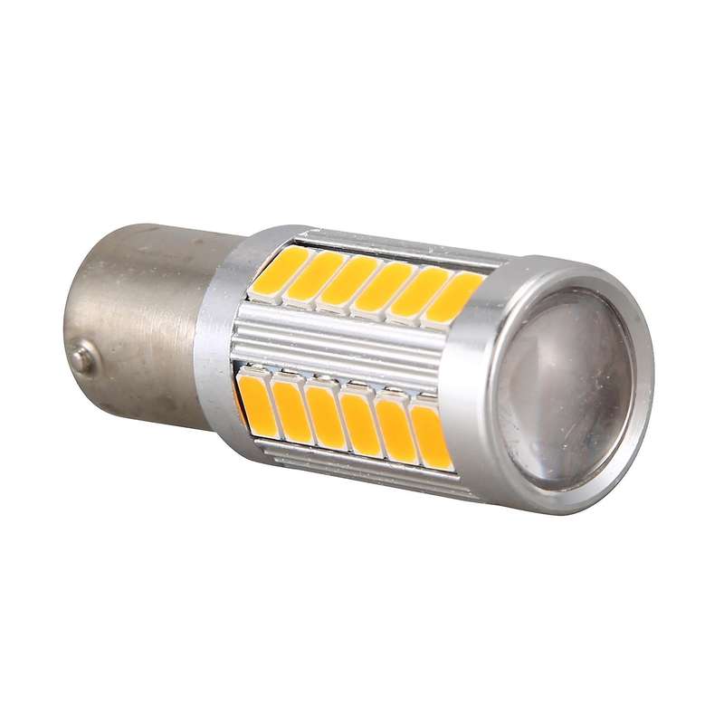 4pcs Amber 1156PY BAU15S PY21W Led 33SMD Car Tail Turn Brake Reverse Signal Bulb Y