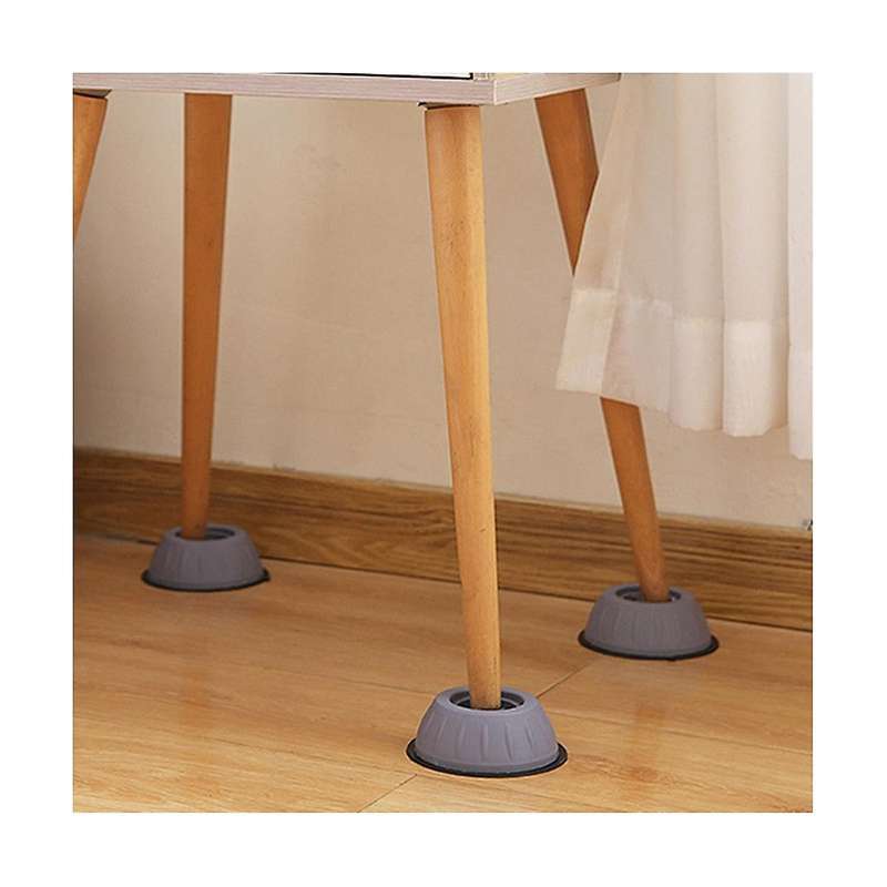 4Pcs Anti Vibration Feet Pads Silent Skid Raiser Support Dampers Stand Furniture