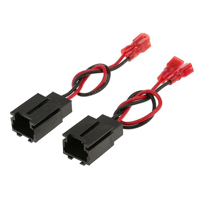 4pcs Audio Speaker Cable Adapter Plug Studio Wire Harness Connector Fo C2/ 206 1999-2015