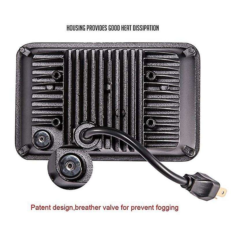 4Pcs Approved 4X6 Inch Led Headlights Rectangular Replacement H4651 H4652 H4656 H4666 H6545 for Pete