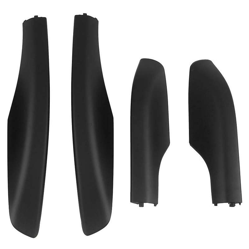 4pcs Black Abs Car Roof Luggage Rack Rail End Cover Shell Protector Fit for Fortuner 2004-2014