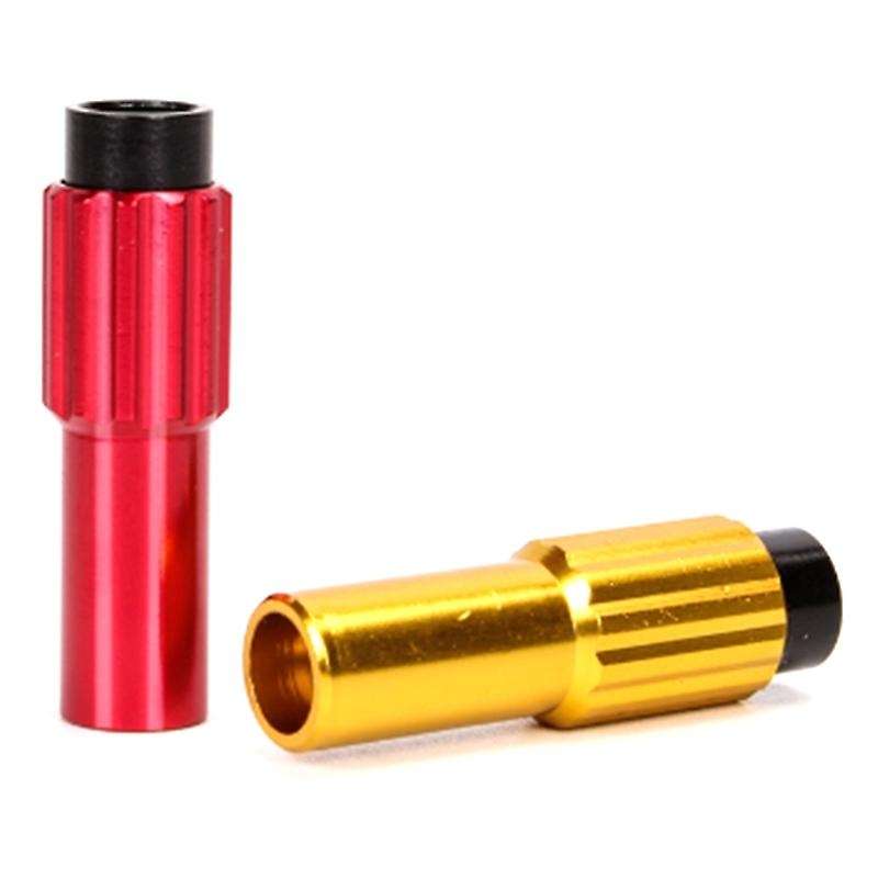 4Pcs Bike Brake Cable Gear Shift Line Adapter Regulator Adjust Housing Cap Red