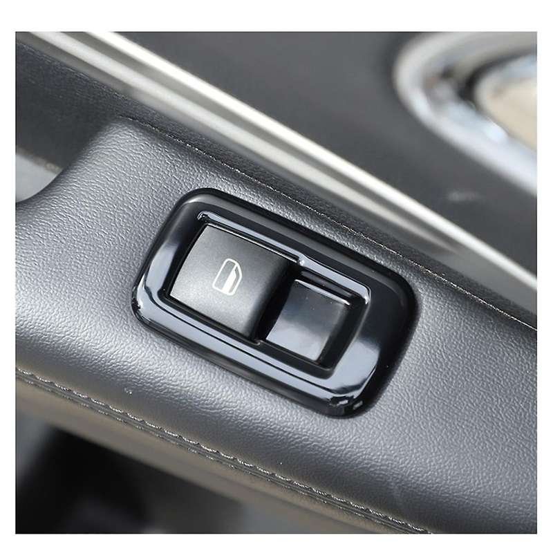 4pcs Black Car Inner Window Lift Trim Switch Panel Cover for Ram 2010-2017/charger Durango 2011-202