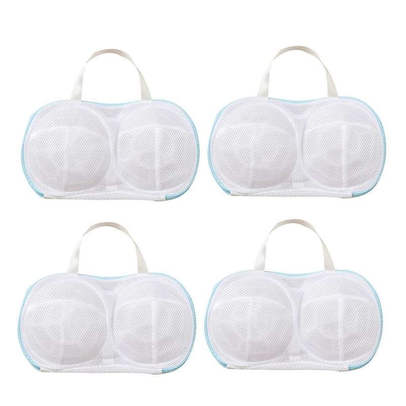 4Pcs Bra Washing Bags,Bra Wash Bags,Underwear Brassiere Washing Bags, Bra Laundry Bag Exclusive Unde