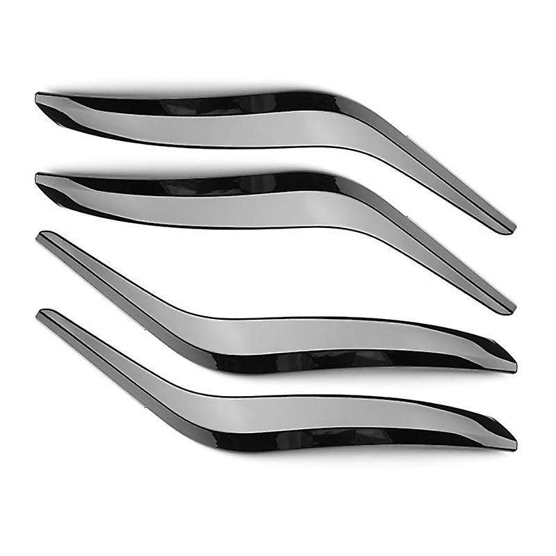 4Pcs Bright Black Car Inner Door Handle Trim Pull Grab Panel Handle Replacement for X1 E84 2010-2016