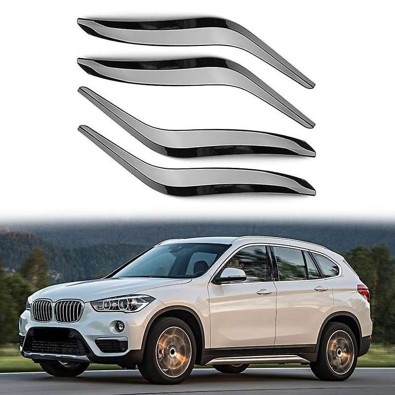 4Pcs Bright Black Car Inner Door Handle Trim Pull Grab Panel Handle Replacement for X1 E84 2010-2016