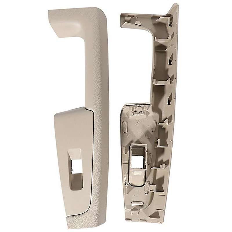 4PCS Car Beige Inner Door Handle Window Switch Control Panel Trim for Superb 2007-2014 LHD