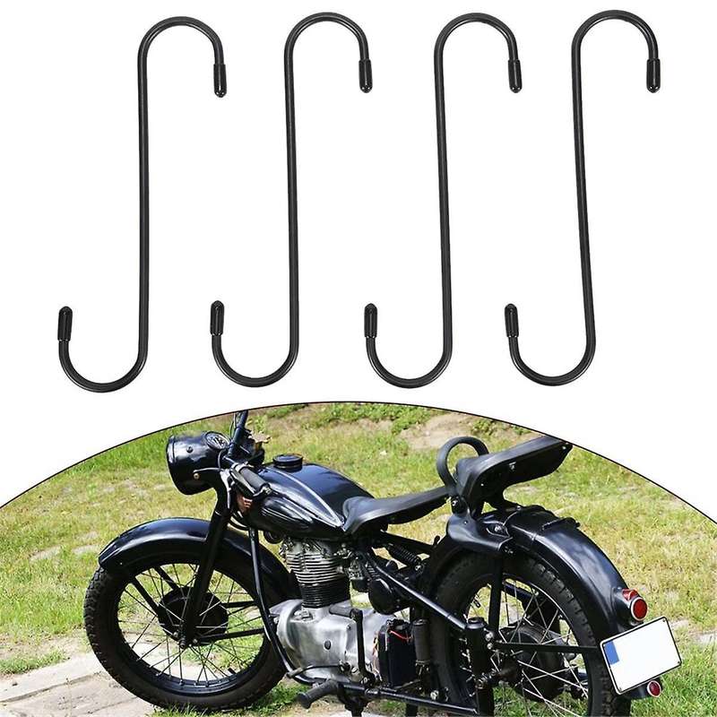 4pcs Car Caliper S-Shape Brake Caliper Hanger Hooks with Rubber Tips for Bearing Axle Automotive Too