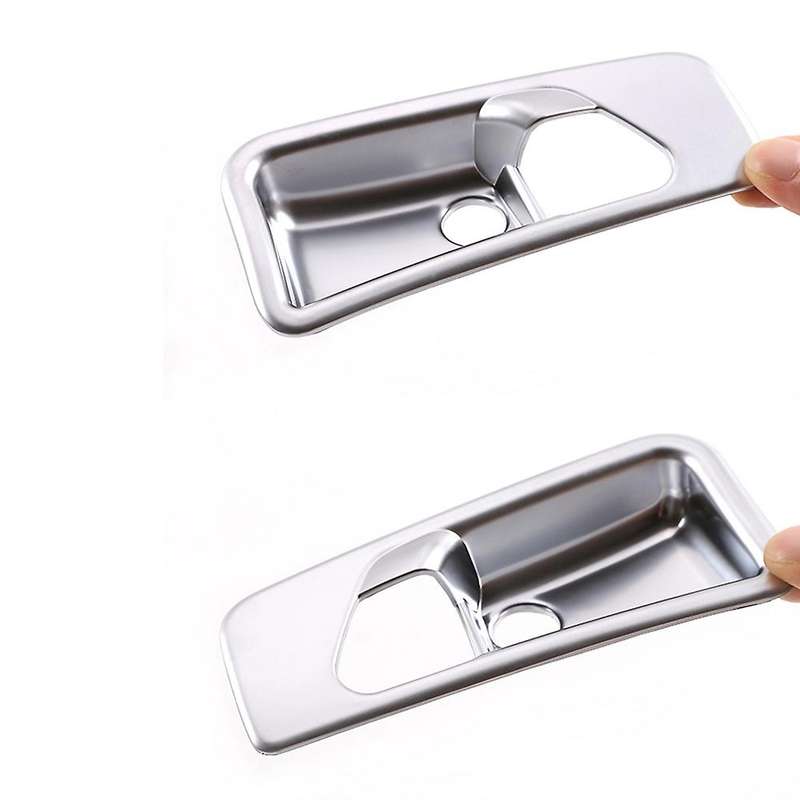 4PCS Car Carbon Fiber Inner Door Handle Bowl Cover Trim for G Class W463 G63 G500 2007-2010