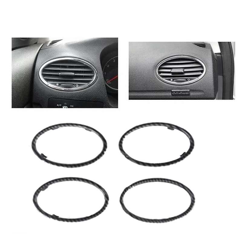 4Pcs Car Dashboard Air Conditioner Air Vent Frame 4M51A014L21BC 4M51A014L21AE for Focus 2005-2011,A