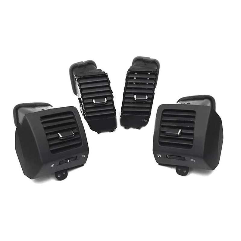 4Pcs Car Dashboard Air Conditioning Vent Outlet for Land Cruiser Prado LC120 GX470 2003-2009 Black