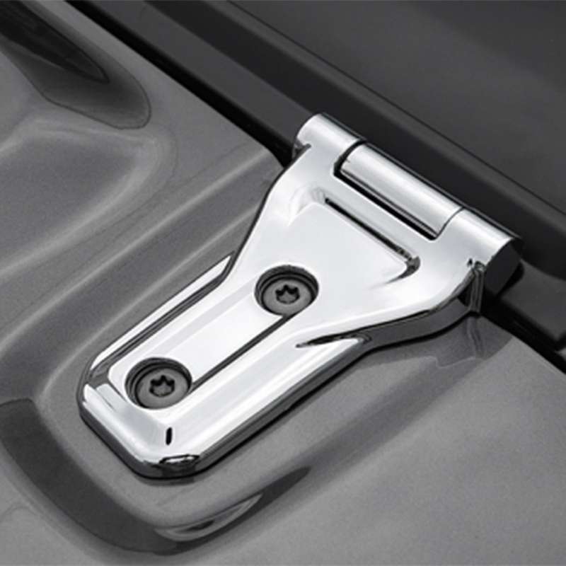 4PCS Car Chrome ABS Engine Hood Hinge Cover Trim for Wrangler JL 2018-2020