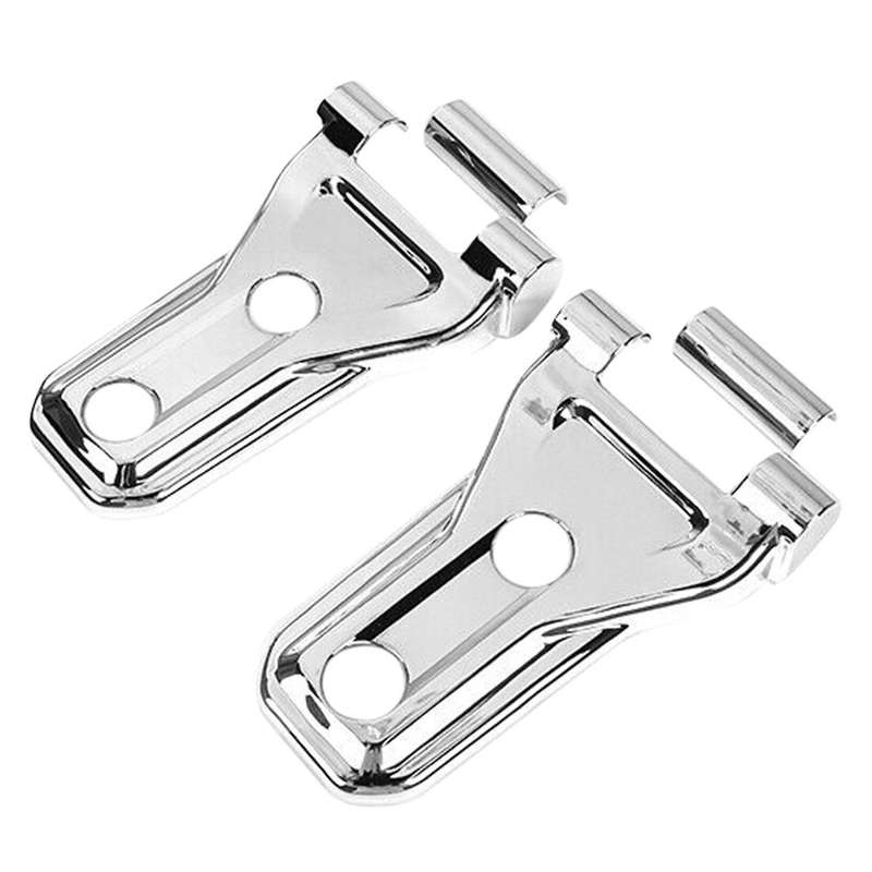 4PCS Car Chrome ABS Engine Hood Hinge Cover Trim for Wrangler JL 2018-2020