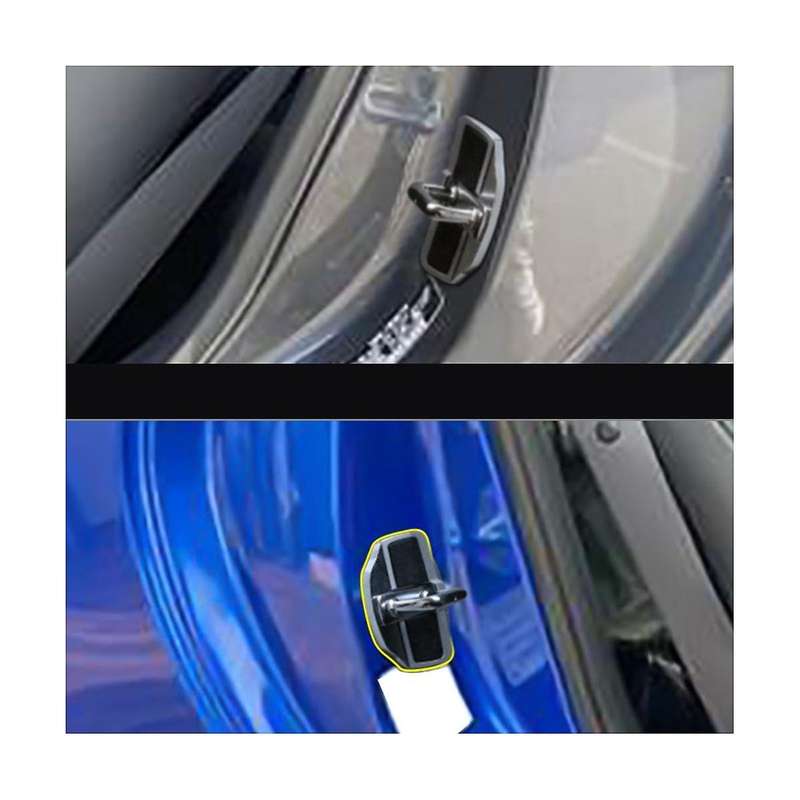 4pcs Car Door Stabilizer Door Lock Protector Latches Cover for All Series Brz Xv Forester Legacy