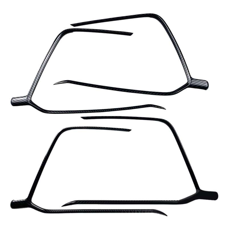 4PCS Car Door Armrest Trim Modification Door Bowl Decoration for 2019-2020