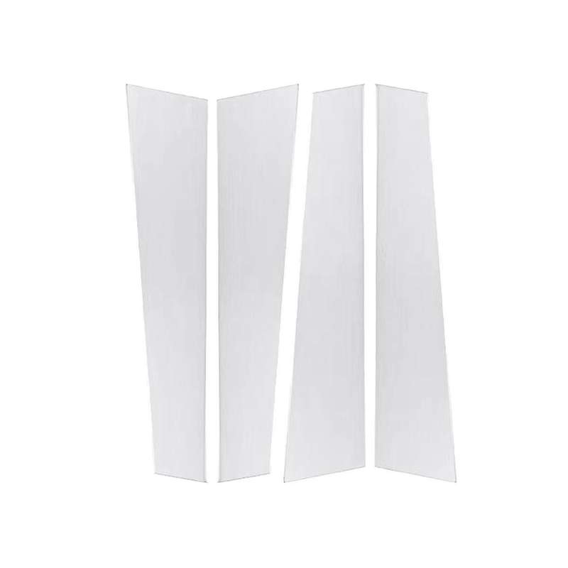 4pcs Car Exterior Door Window B Pillar Strip Sticker for Class 2020-2023 Chrome Aluminium Trim Panel