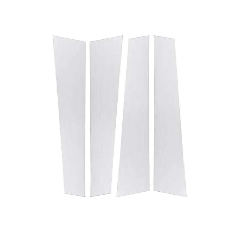 4Pcs Car Door Window B Pillar Trim Panel for E Class 2016-2023 Center Post Aluminum Bright Strip St