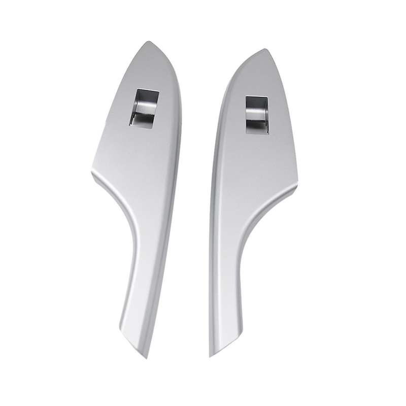 4pcs Car Door Window Switch Bezel Trim Window Glass Panel Armrest Lift Switch Button Cover for 2009-