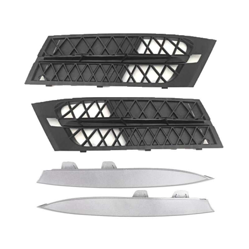 4pcs Car Front Bumper Closed Outer Grille for 5' F07 Gt 535i Gt 550i Gt 2010-2013 51117200735 511172