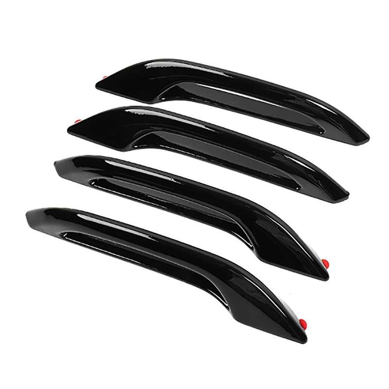 4Pcs Car Glossy Black External Antifreeze Portable Door Handle Wrap Cover for Y Car Modification
