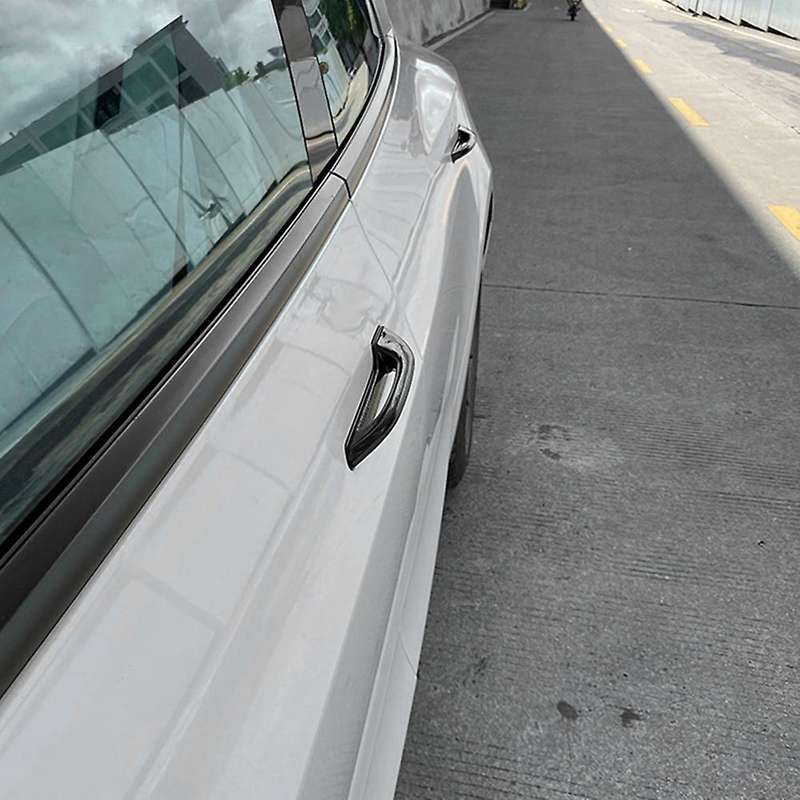 4Pcs Car Glossy Black External Antifreeze Portable Door Handle Wrap Cover for Y Car Modification