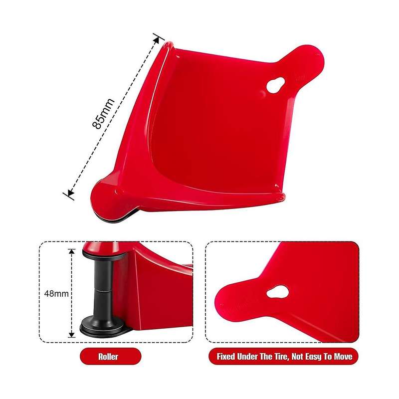 4pcs Car Hose Guide, Tire Hose Roller for Car Washing, Tire Hose Guide , Car Tires Plastic Wash Tool