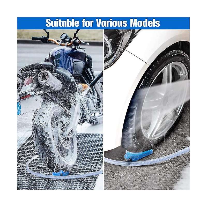 4pcs Car Hose Guide, Tire Hose Roller for Car Washing, Tire Hose Guide , Car Tires Plastic Wash Tool