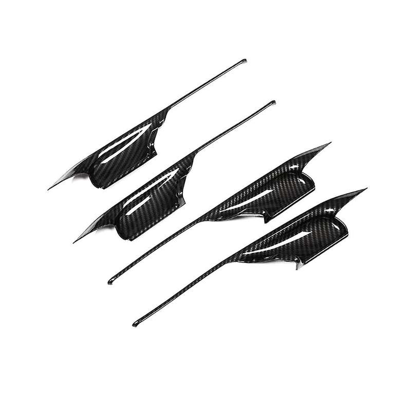 4pcs Car Inner Door Handle Bowl Trim Cover for X5 F15 X6 F16 2014-2018 Armrest Panel Frame Decorati