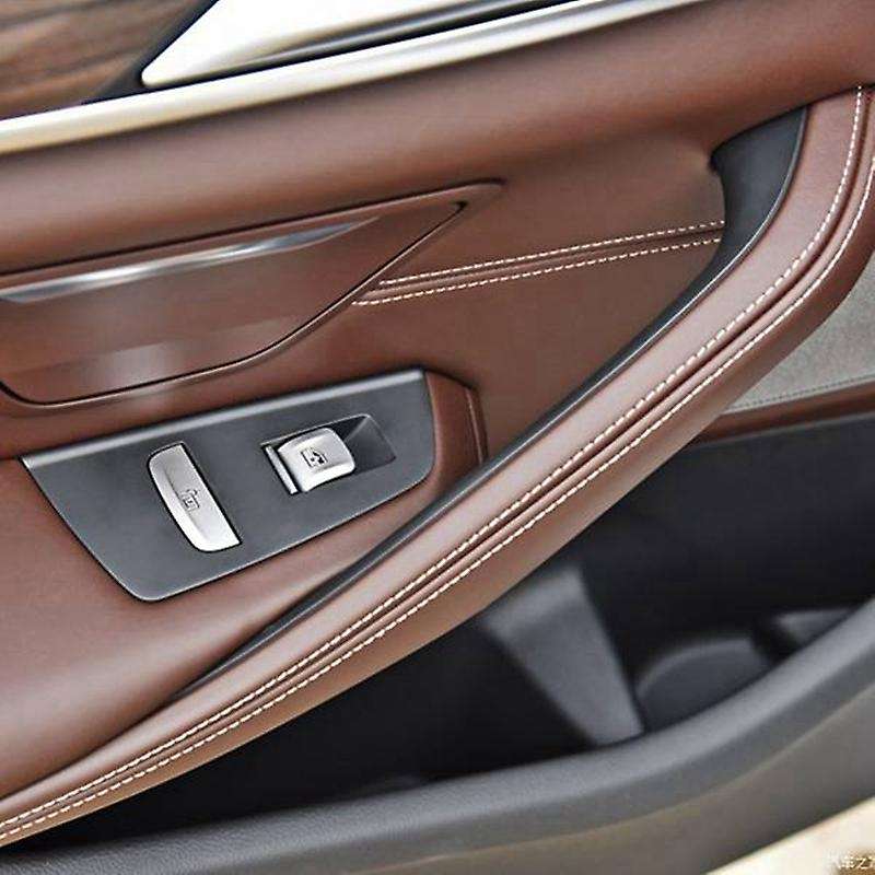 4PCS Car Inner Door Panel Cover Interior Door Pull Handle Cover Trim for 5 Series G38 G30 2018 2019