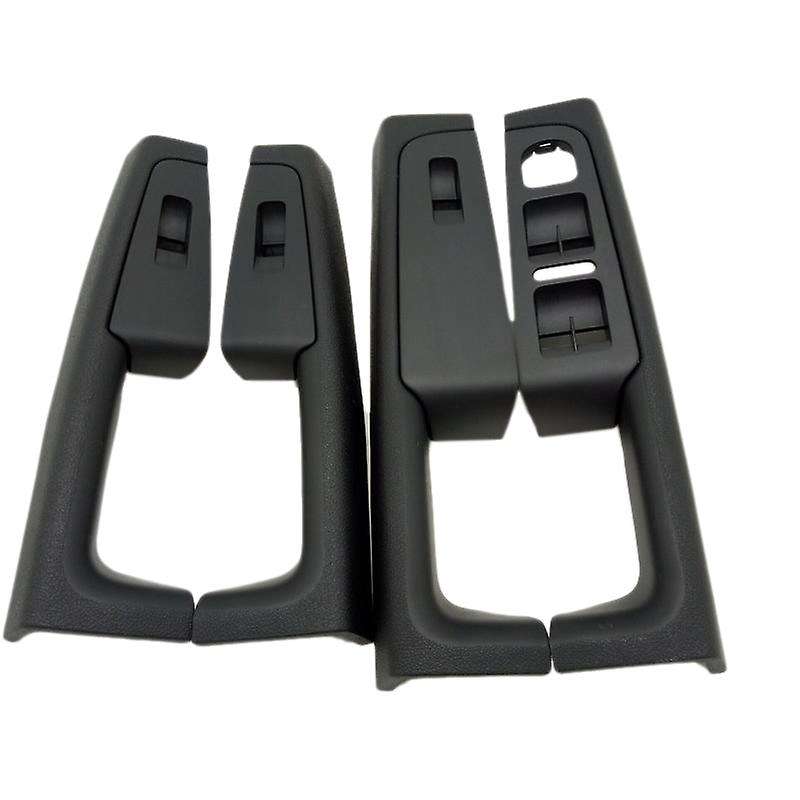 4PCS Car Inner Door Handle Window Switch Control Panel Trim for Superb 2006-2010 LHD