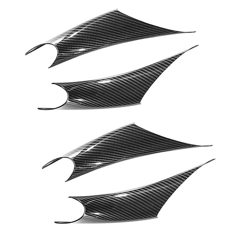 4PCS Car Inner Door Pull Handle Protective Cover for 3 4 Series GT F30 F35 F32 F36 Accessories Carbo