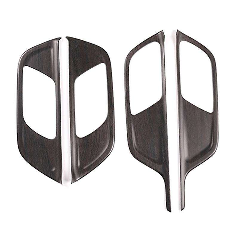 4Pcs Car Inner Door Handle Frame Decoration Cover ABS Oak Wood Grain for B Class 2020 Accessories