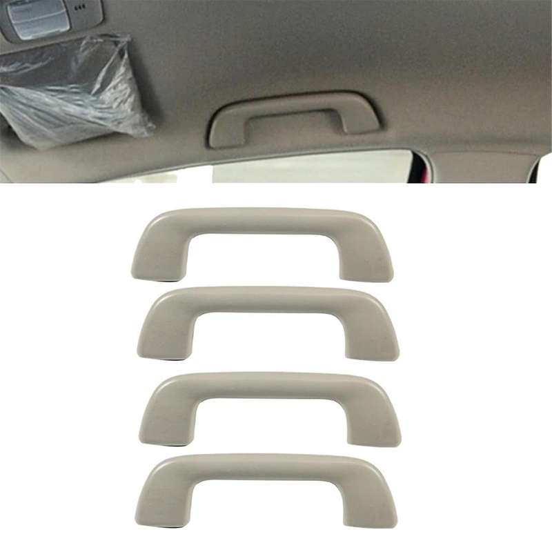 4Pcs Car Inner Roof Armrest Ceiling Pull Handle Door Safety Handle 74610-52020 for Yaris Prius Light