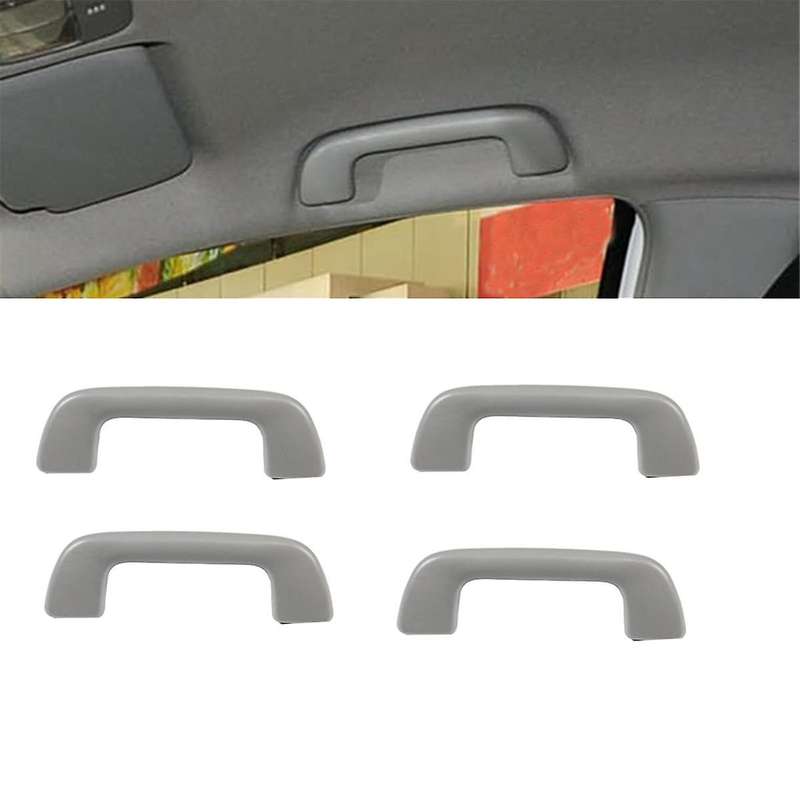 4Pcs Car Inner Roof Armrest Ceiling Pull Handle Door Safety Handle 74610-52020 for Yaris Prius Dark