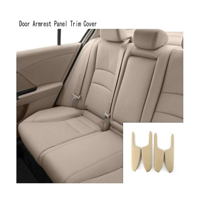 4pcs Car Interior Door Armrest Panel Trim Cover for Accord 9th 2013-2017