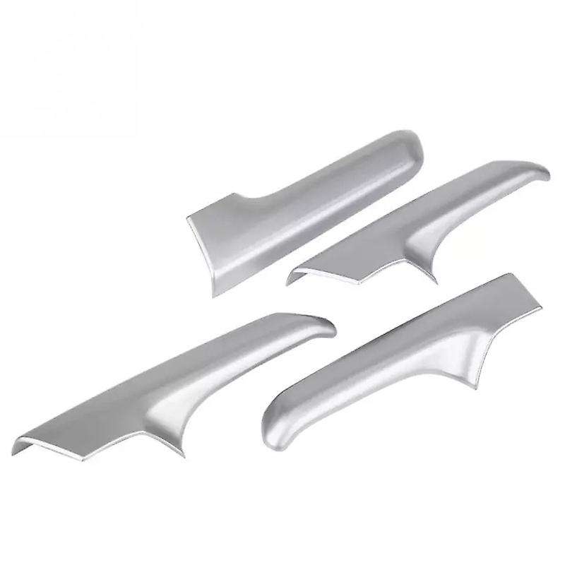 4Pcs Car Interior Door Handle Trim Decoration Cover Frame Silver Chrome for Land Cruiser Prado J150