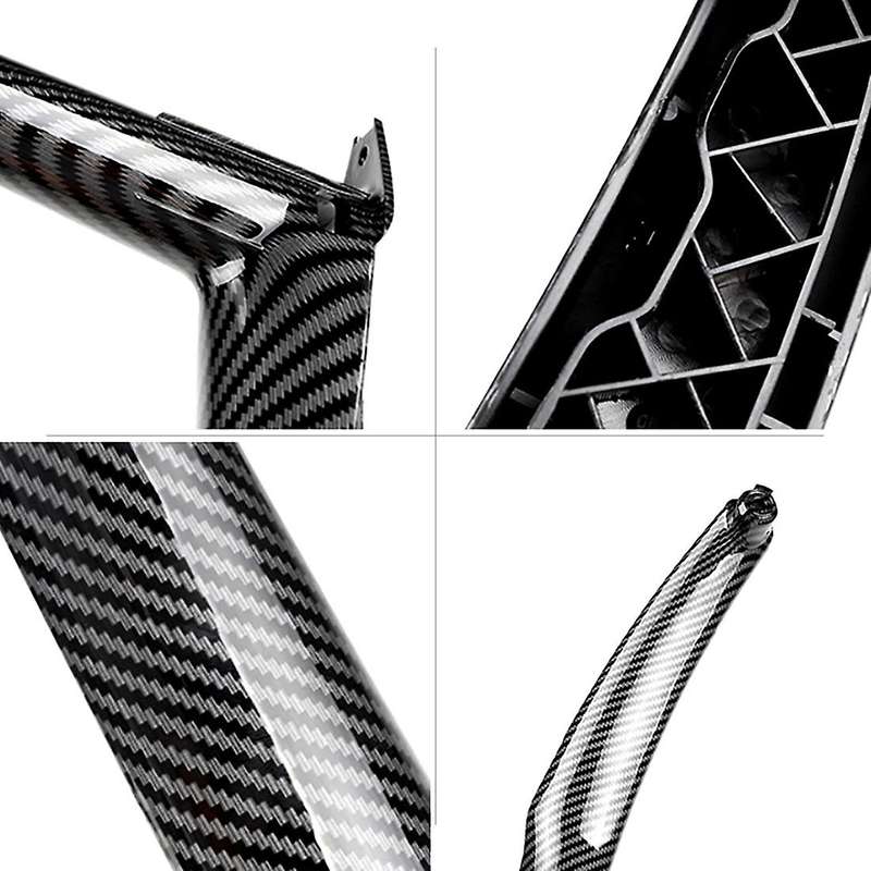 4pcs Car Interior Window Switch Panel Door Handle Pull Cover Trim for  E70 E71 E72 X5 X6 2007-2014