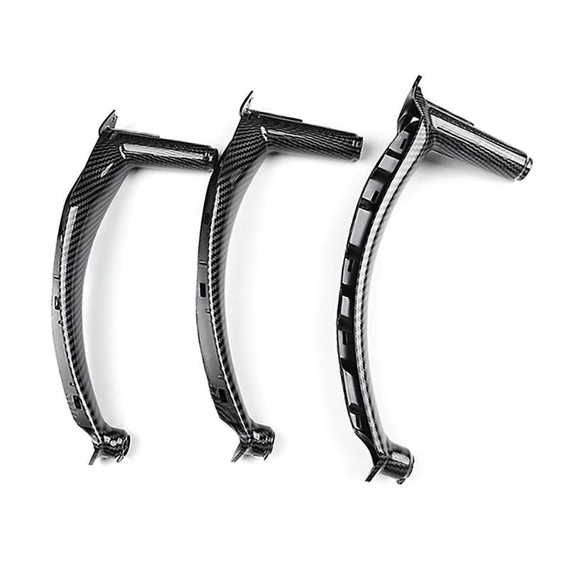 4pcs Car Interior Window Switch Panel Door Handle Pull Cover Trim for  E70 E71 E72 X5 X6 2007-2014