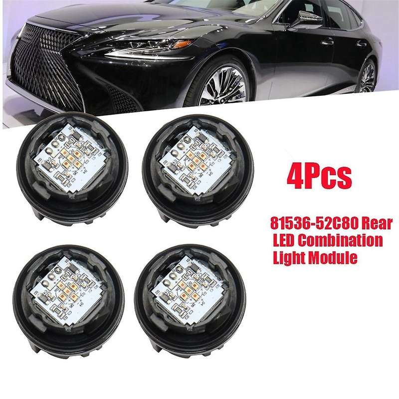 4pcs Car Led Taillight Bulb Combination Light Module 81536-52c80 for C- Ls500 Ls500h 81536-60c30