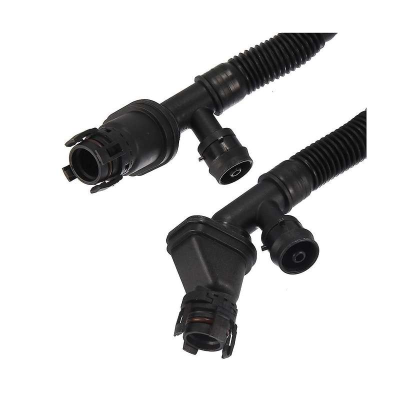 4pcs Car Left+right Crankcase Vent Pipe for 550i 650i 750i 750li X5 X6 11157575641, 11157646087, 111