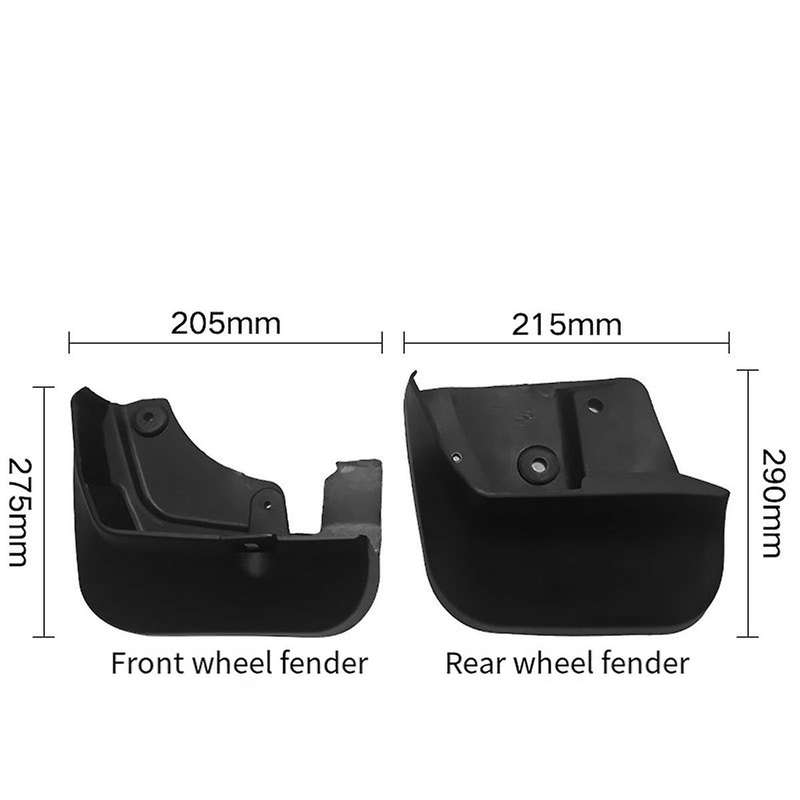 4PCS Car Mudguard Mud Flaps Splash Mud Guard for 2008-2012 Car Accessories