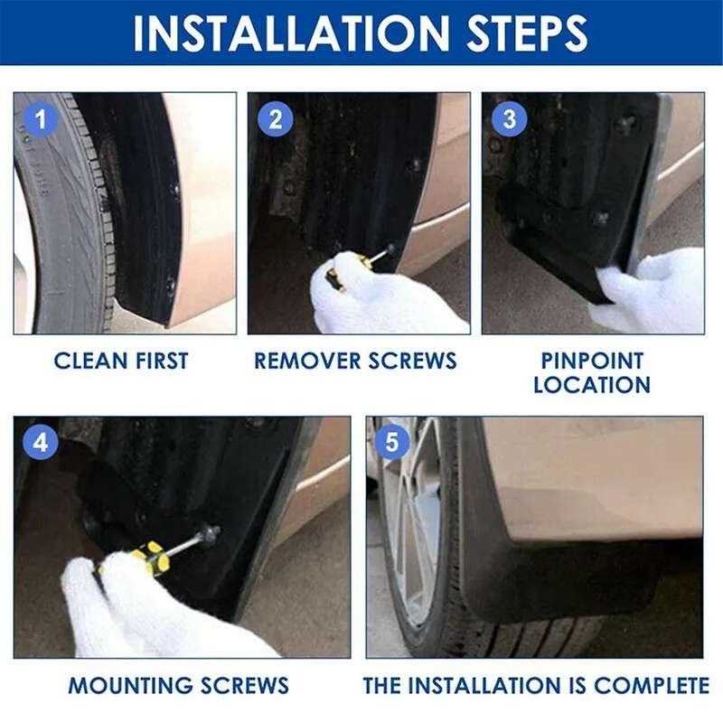 4PCS Car Mudguard Mud Flaps Splash Mud Guard for UX 2019-2021 Car Accessories