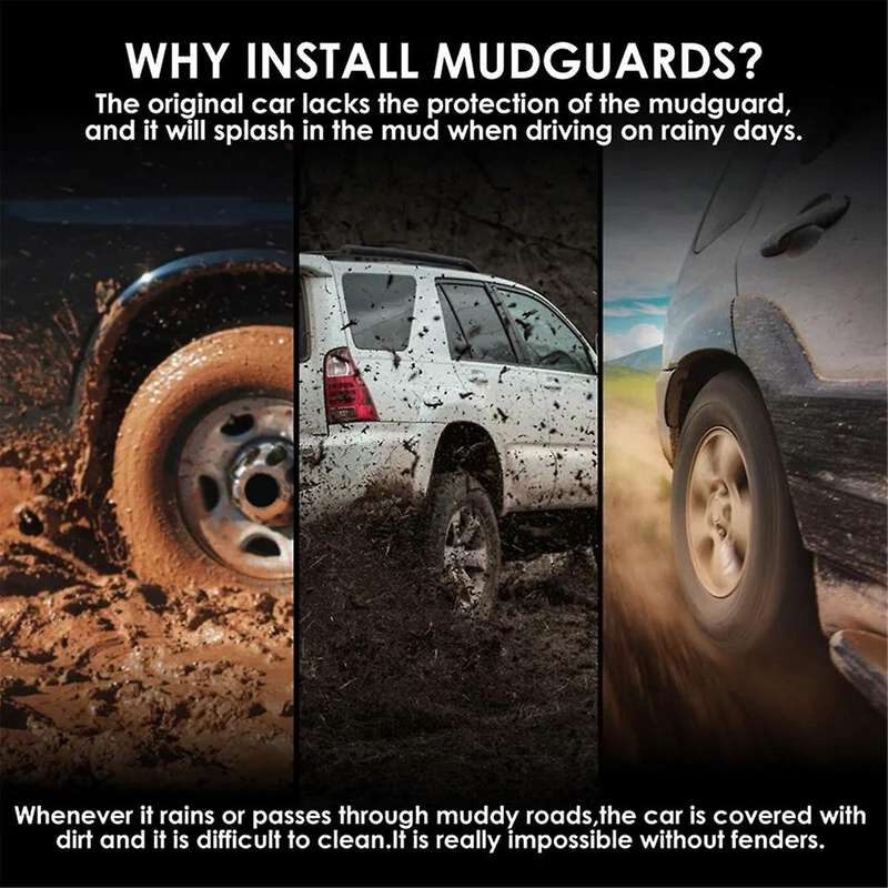 4PCS Car Mudguard Mud Flaps Splash Mud Guard for UX 2019-2021 Car Accessories
