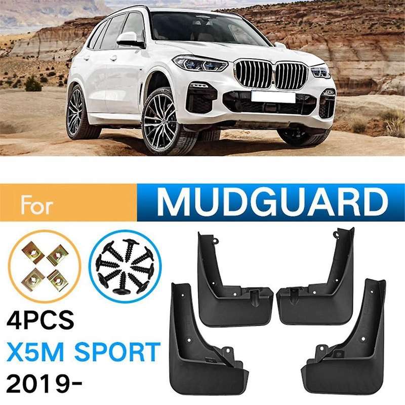 4PCS Car Mudguard Mud Flaps Splash Mud Guard for X5 2019-2023 Car Accessories