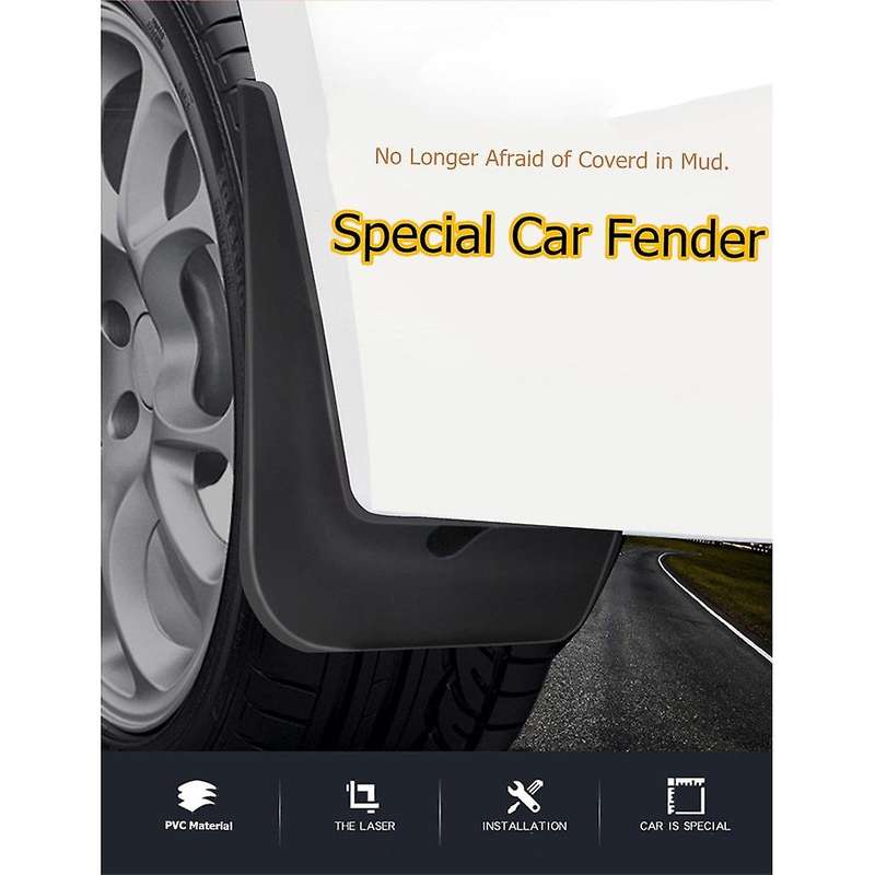 4Pcs Car Mudguard Wheel Mud Flaps Splash Guards for X5 M-Sport 2019-2020