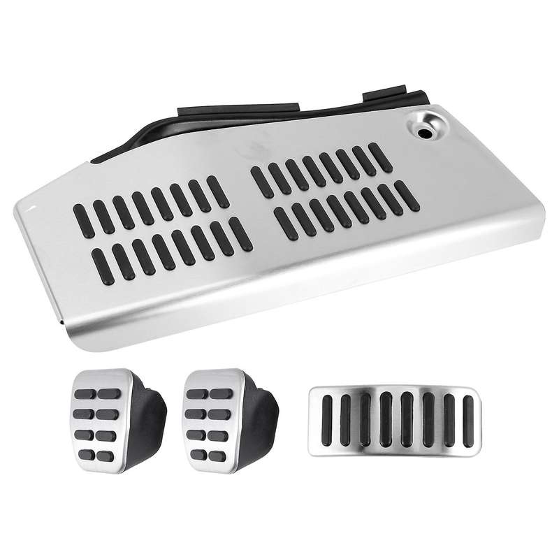 4Pcs Car Rest Accelerator Brake Pedal for Golf 4 R32 -A3 SEAT