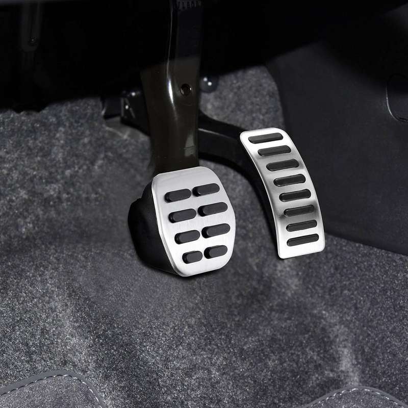 4Pcs Car Rest Accelerator Brake Pedal for Golf 4 R32 -A3 SEAT