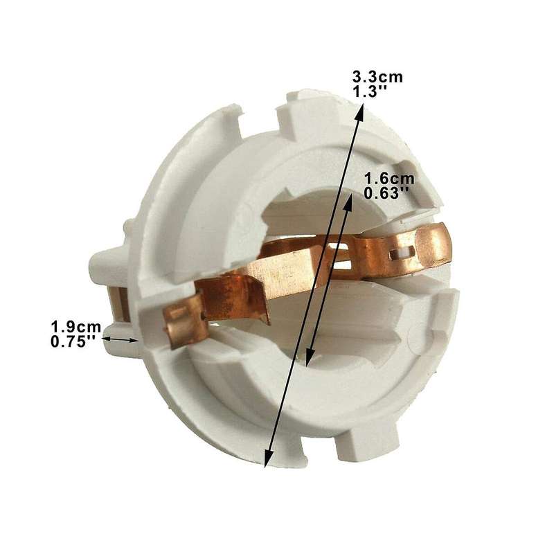 4Pcs Car Rear Tail Light Lamp Bulb Socket Holder 63216943036 for 7 Series X3 X5 E53 E38 E65 E70 E83